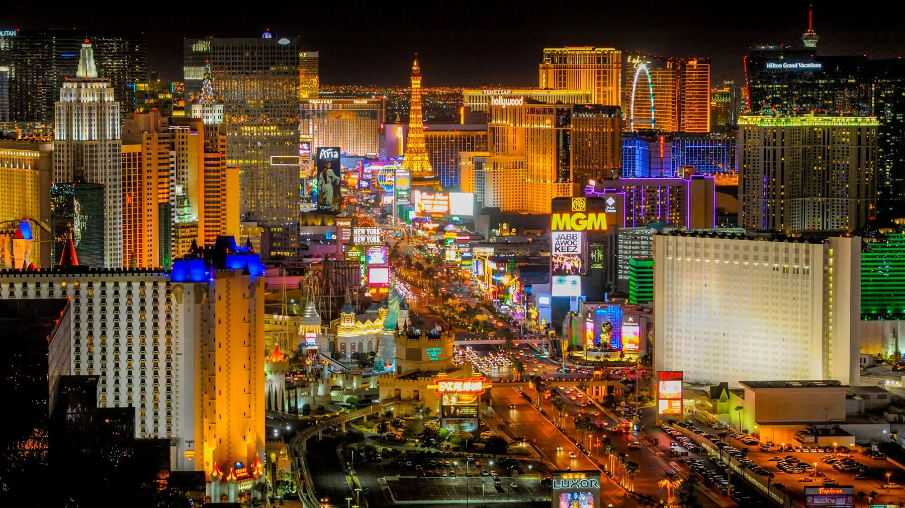 Las Vegas Strip at night